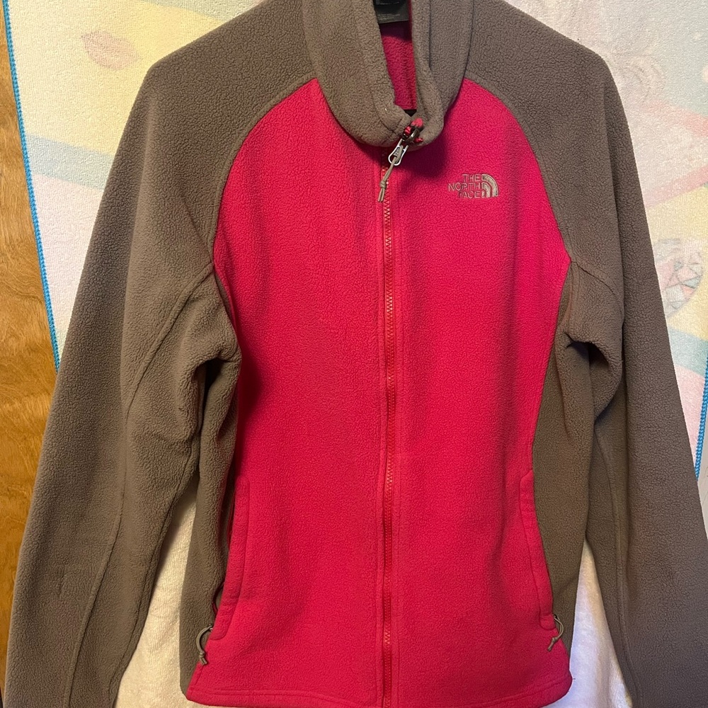 The North Face Pink and Brown Jacket